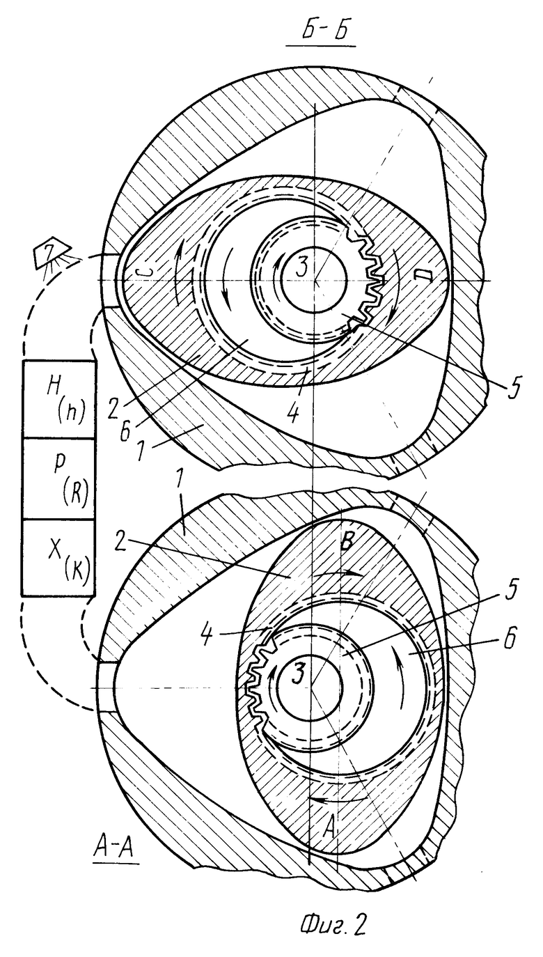 Роторный двигатель чертеж