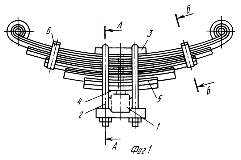 Листовая рессора чертеж