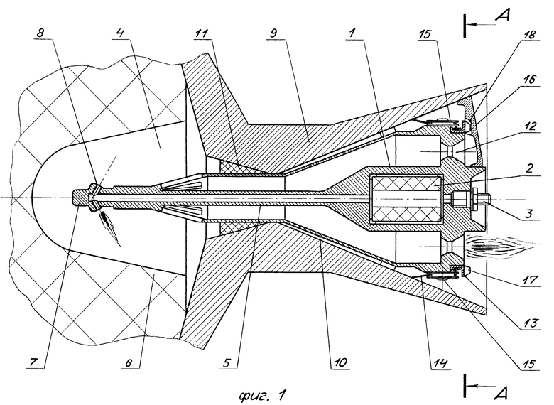 Чертеж ракетного двигателя