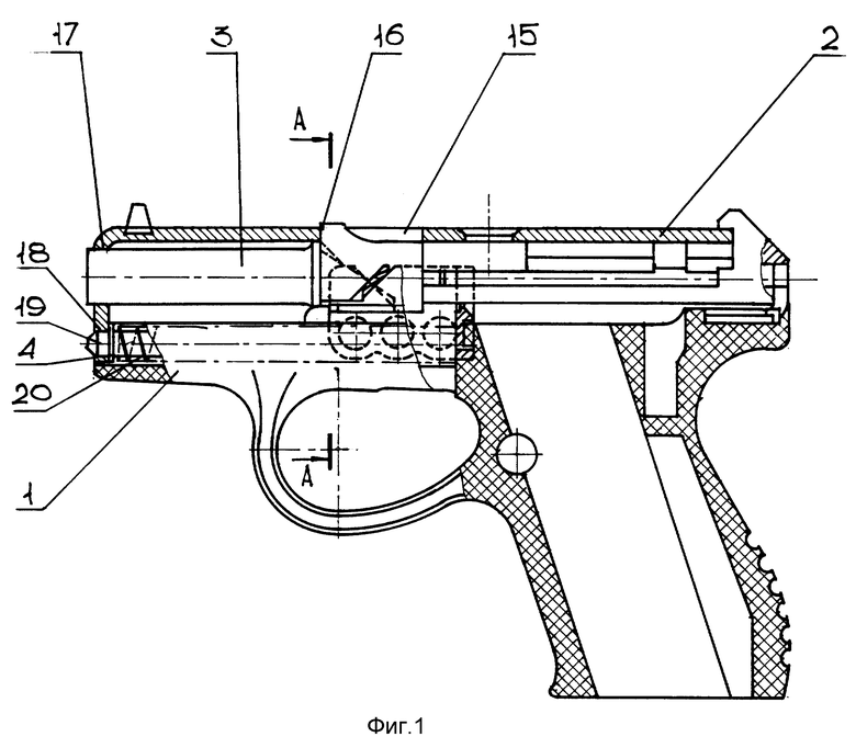 Работа автоматики пистолета. Револьвер 410 калибра чертежи.