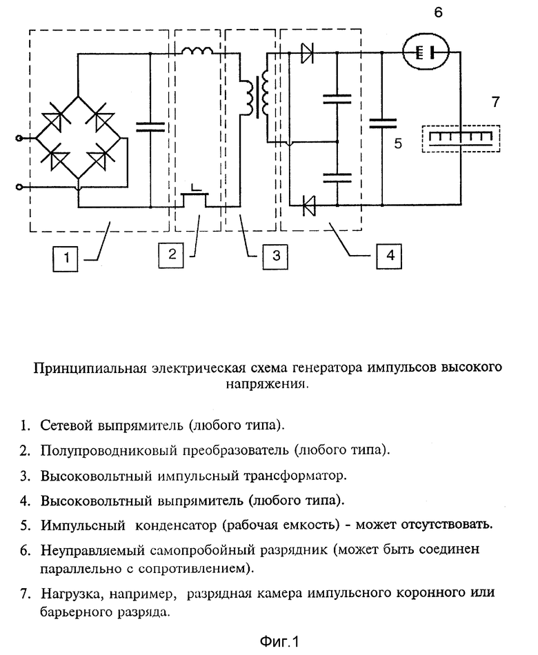 Схема наносекундного генератора