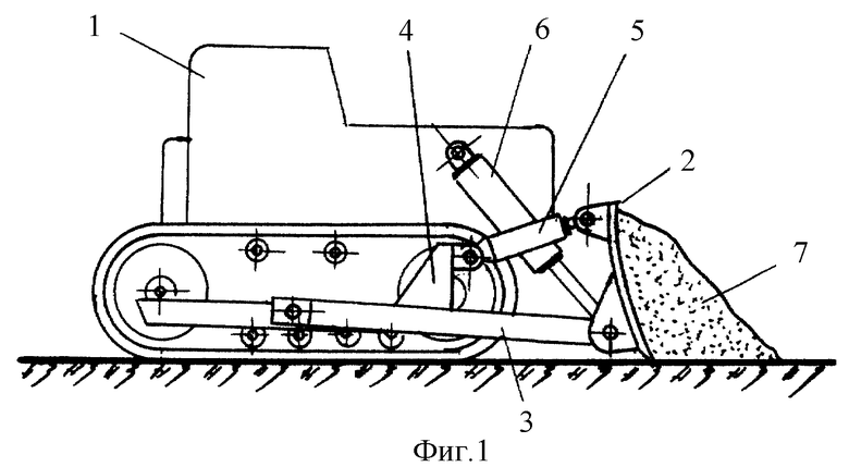 Бульдозер схематичный рисунок