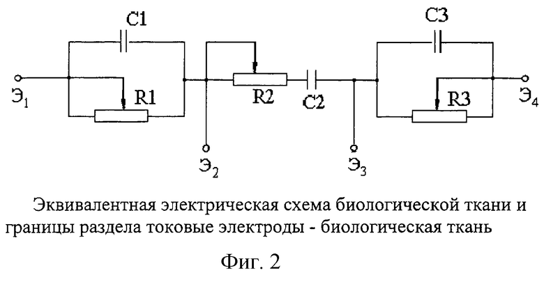 Какие сопротивления должна содержать эквивалентная электрическая схема тканей организма