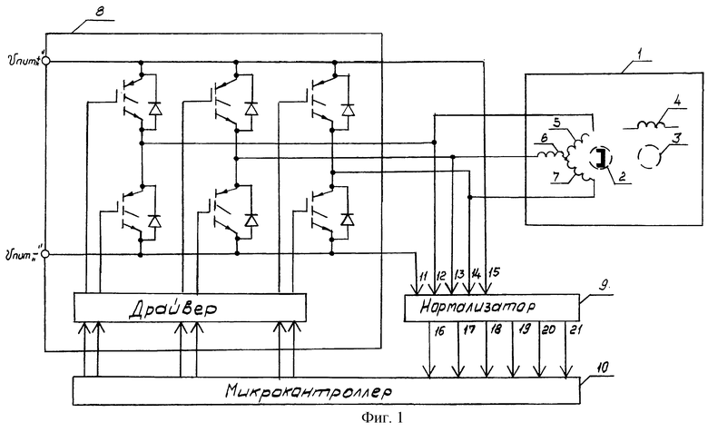 Вентильный двигатель схема управления
