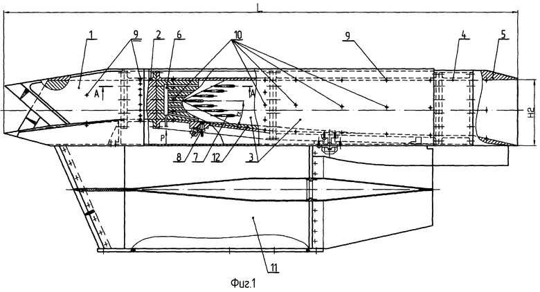 Гиперзвуковой прямоточный воздушно реактивный двигатель схема