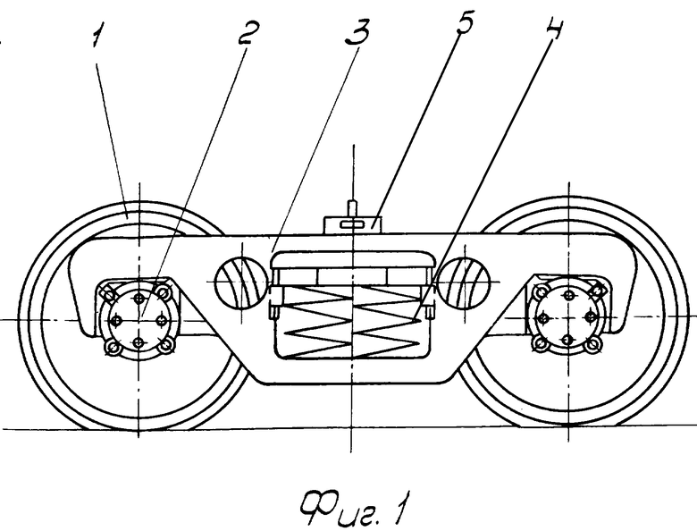 Схема тележки вагона