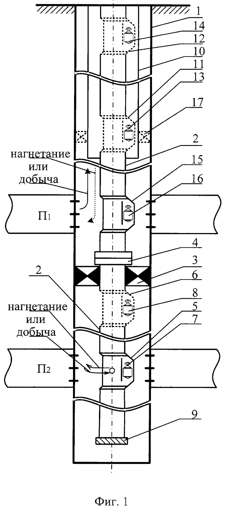 СКВАЖИННАЯ УСТАНОВКА ДЛЯ ОДНОВРЕМЕННО-РАЗДЕЛЬНОЙ И ПООЧЕРЕДНОЙ ЭКСПЛУАТАЦИИ  НЕСКОЛЬКИХ ПЛАСТОВ ОДНОЙ СКВАЖИНОЙ. Российский патент 2005 года RU 2262586  C2. Изобретение по МКП E21B43/12 E21B34/06 .