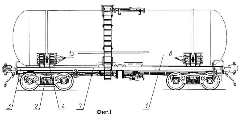 Схема вагона цистерны