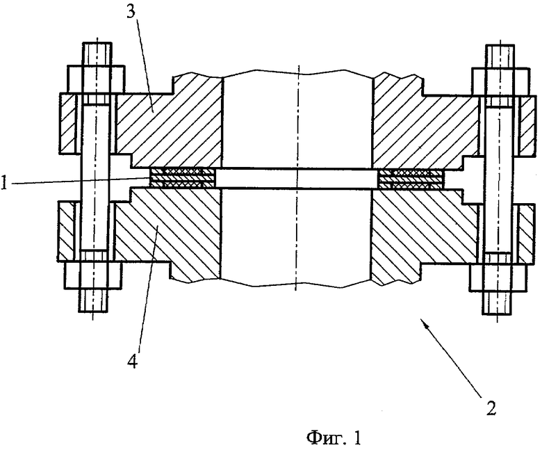 Схема фланцевого соединения