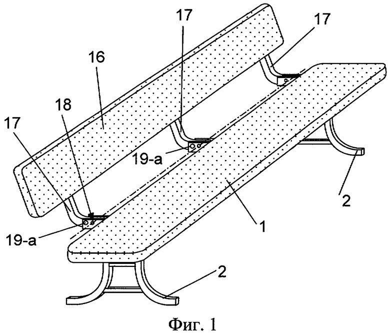 Складная скамейка чертеж