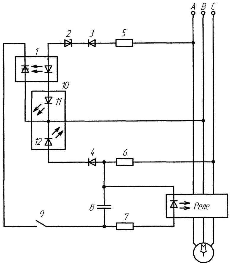 Схема защиты. Схема защиты двигателя от обрыва фазы. Схема защиты ад от обрыва фаз. Устройство от перекосов фаз электродвигателя. Защита от обрыва фазы автоматизация электроснабжения.