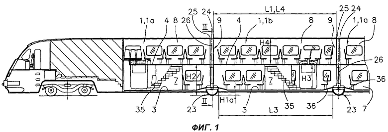 Схема двухэтажных вагонов