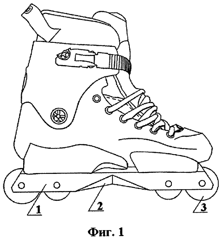 Чертеж роликовых коньков