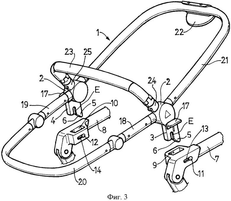 Устройство детской коляски схема