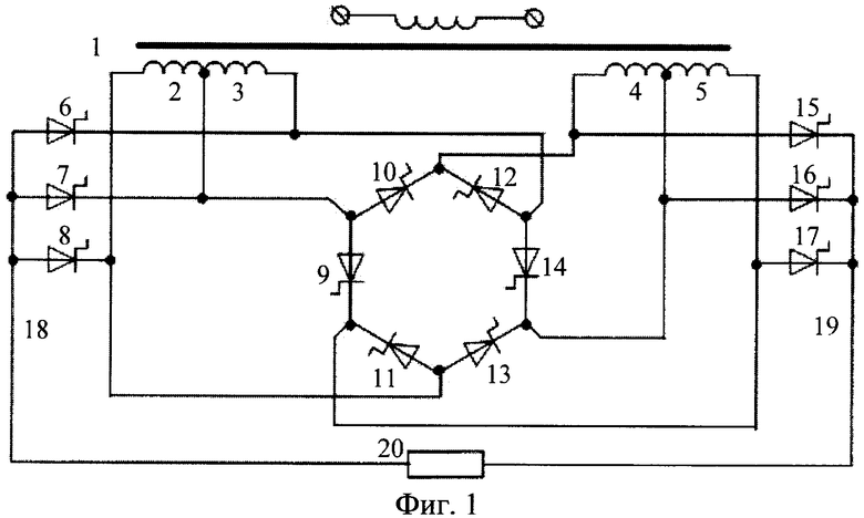 Преобразователь переменного тока в постоянный схема
