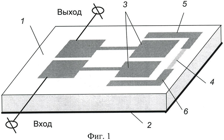 Микрополосковая линия на схеме