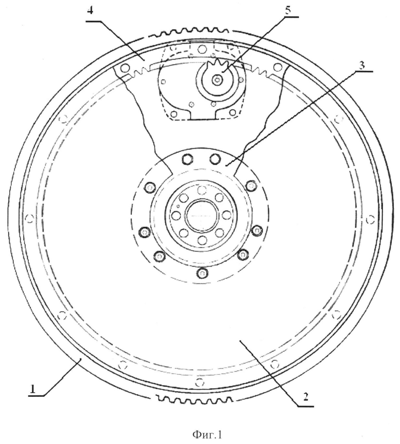 Чертеж маховика автомобиля