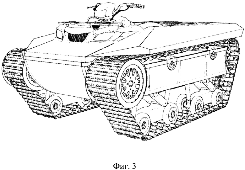Чертеж вездехода на гусеницах