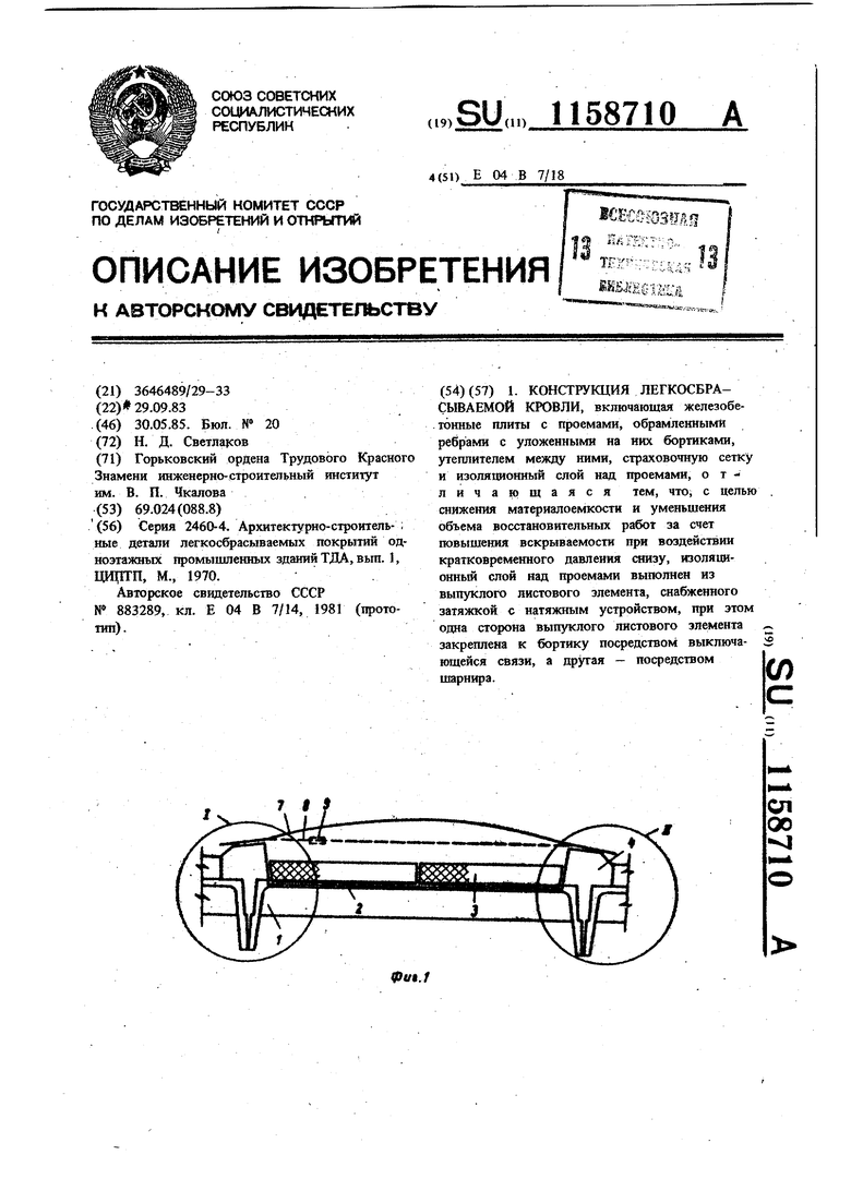 Легкосбрасываемые конструкции сертификация