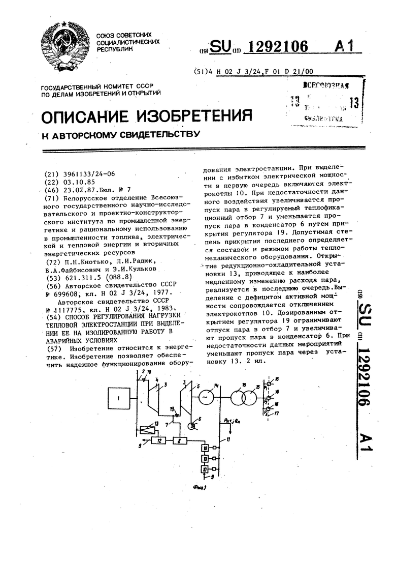 Регулирования нагрузки