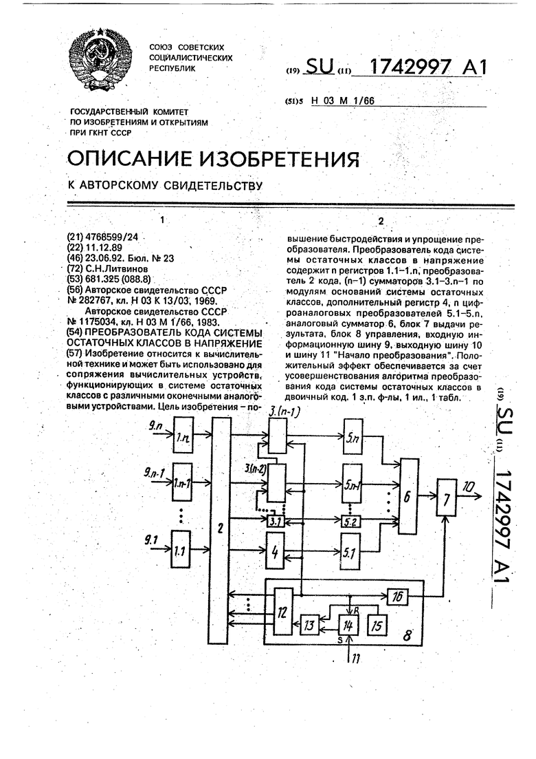 Преобразователь кода в напряжение. Система остаточных классов. Система остаточных классов сообщение. Сообщение на тему система остаточных классов.