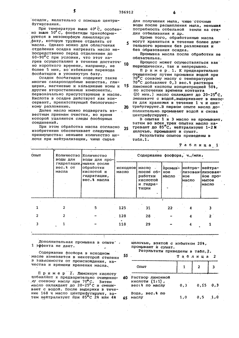 Промывка осадка